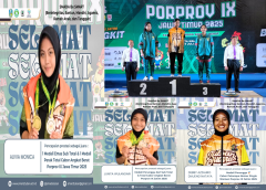 Para Atlit Putri SMADA torehkan prestasi di ajang Porprov Jatim